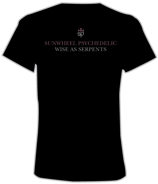 Sunwheel Psychedelic T-Shirt (Back View) Sunwheel Psychedelic T-Shirt (Back View)